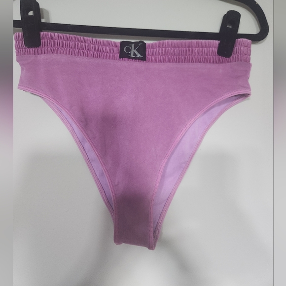 NWT Purple Calvin Klein swim set sz sm - Picture 5 of 9